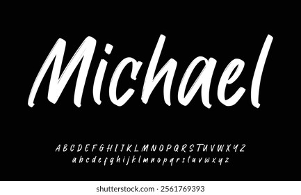 signature Font Calligraphy Logotype Script Brush Font Type Font lettering handwritten
