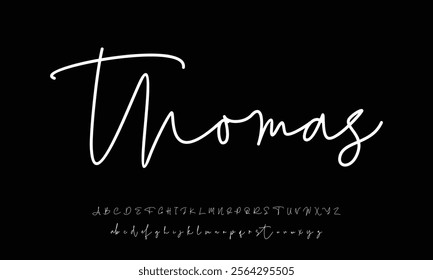 Signature Font Calligraphy Logotype Script Brush Font Type Font lettering handwritten