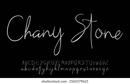 Signature Font Calligraphy Logotype Script Brush Font Type Font lettering handwritten