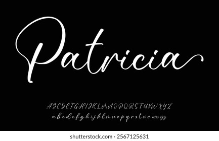Signature Font Calligraphy Logotype Script Font Type Font lettering handwritten