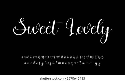 Signature Font Calligraphy Logotype Script Font Type Font lettering handwritten