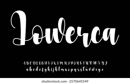signature Font Calligraphy Logotype Script Brush Font Type Font lettering handwritten