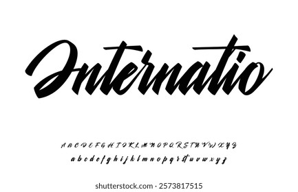 Signature Font Calligraphy Logotype Script Font Type Font lettering handwritten