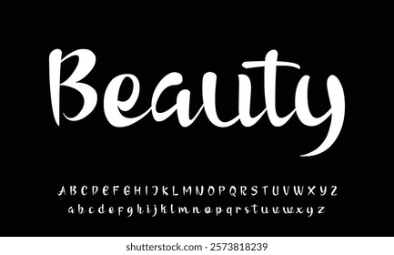 signature Font Calligraphy Logotype Script Brush Font Type Font lettering handwritten