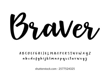 signature Font Calligraphy Logotype Script Brush Font Type Font lettering handwritten
