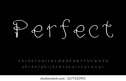 signature Font Calligraphy Logotype Script Brush Font Type Font lettering handwritten