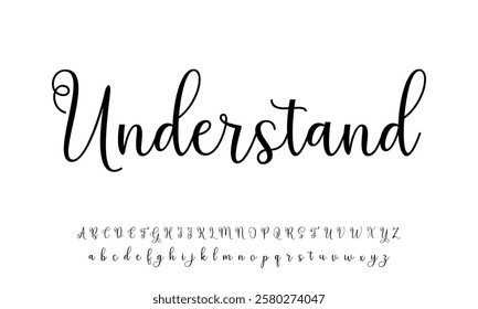 signature Font Calligraphy Logotype Script Brush Font Type Font lettering handwritten