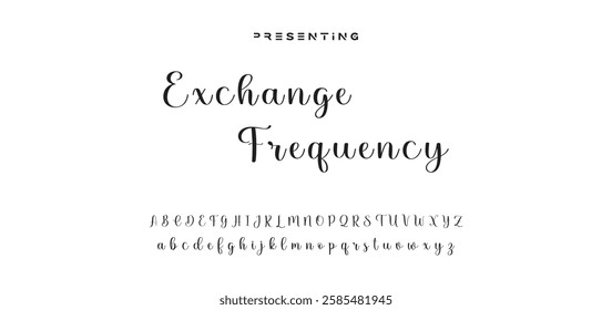 signature Font Calligraphy Logotype Script Brush Font Type Font lettering handwritten