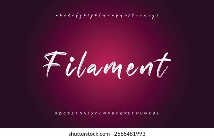 signature Font Calligraphy Logotype Script Brush Font Type Font lettering handwritten