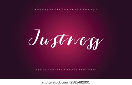 signature Font Calligraphy Logotype Script Brush Font Type Font lettering handwritten