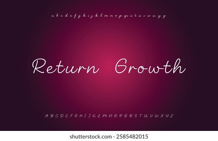 signature Font Calligraphy Logotype Script Brush Font Type Font lettering handwritten