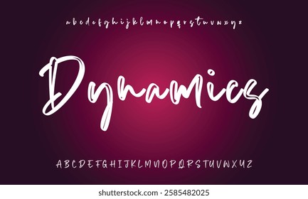 signature Font Calligraphy Logotype Script Brush Font Type Font lettering handwritten