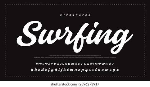 signature Font Calligraphy Logotype Script Brush Font Type Font lettering handwritten