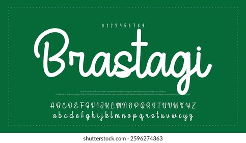 signature Font Calligraphy Logotype Script Brush Font Type Font lettering handwritten