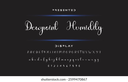signature Font Calligraphy Logotype Script Brush Font Type Font lettering handwritten