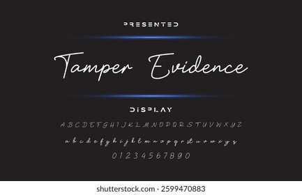 signature Font Calligraphy Logotype Script Brush Font Type Font lettering handwritten