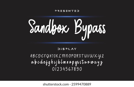 signature Font Calligraphy Logotype Script Brush Font Type Font lettering handwritten
