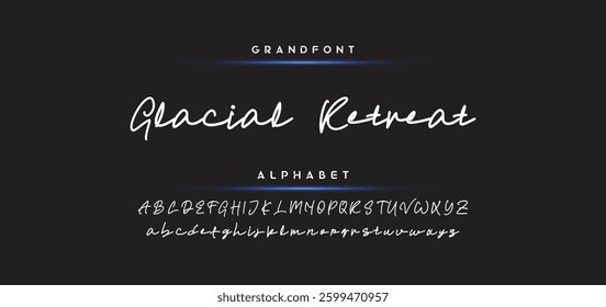 signature Font Calligraphy Logotype Script Brush Font Type Font lettering handwritten