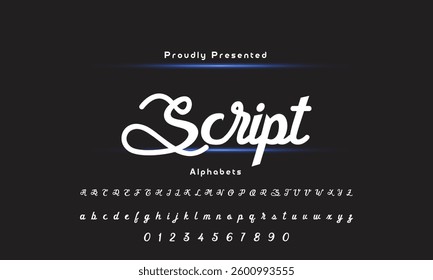 signature Font Calligraphy Logotype Script Brush Font Type Font lettering handwritten
