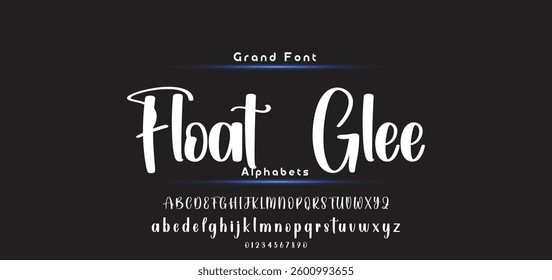 signature Font Calligraphy Logotype Script Brush Font Type Font lettering handwritten