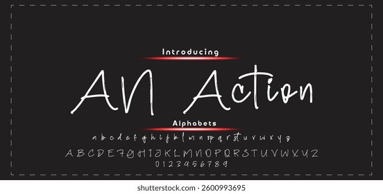 signature Font Calligraphy Logotype Script Brush Font Type Font lettering handwritten