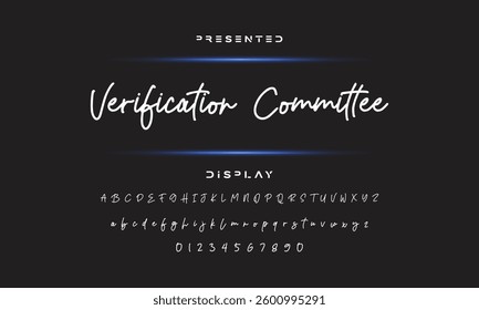 signature Font Calligraphy Logotype Script Brush Font Type Font lettering handwritten