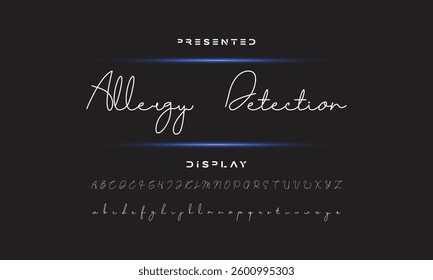 signature Font Calligraphy Logotype Script Brush Font Type Font lettering handwritten