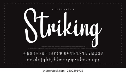  signature Font Calligraphy Logotype Script Brush Font Type Font lettering handwritten