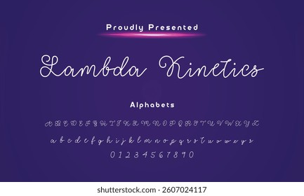 signature Font Calligraphy Logotype Script Brush Font Type Font lettering handwritte