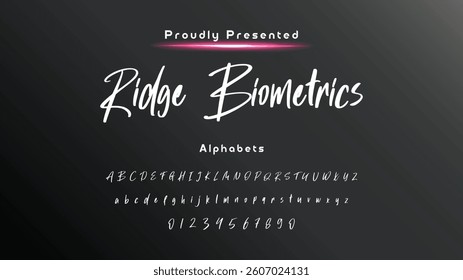signature Font Calligraphy Logotype Script Brush Font Type Font lettering handwritte