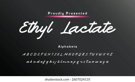 signature Font Calligraphy Logotype Script Brush Font Type Font lettering handwritte