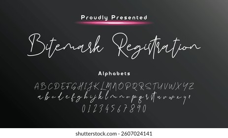 signature Font Calligraphy Logotype Script Brush Font Type Font lettering handwritte