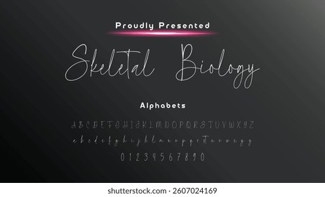 signature Font Calligraphy Logotype Script Brush Font Type Font lettering handwritte