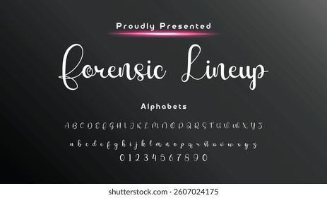 signature Font Calligraphy Logotype Script Brush Font Type Font lettering handwritte