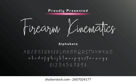 signature Font Calligraphy Logotype Script Brush Font Type Font lettering handwritte