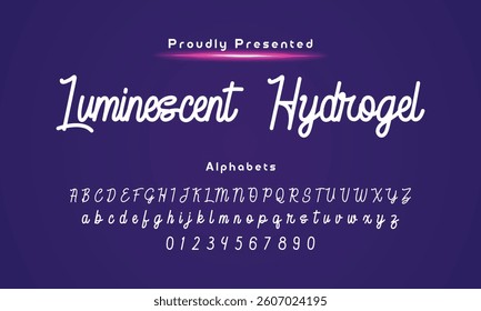 signature Font Calligraphy Logotype Script Brush Font Type Font lettering handwritte