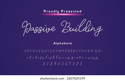 signature Font Calligraphy Logotype Script Brush Font Type Font lettering handwritte