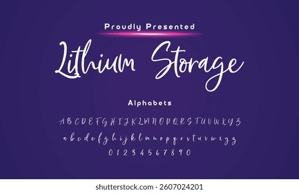 signature Font Calligraphy Logotype Script Brush Font Type Font lettering handwritte