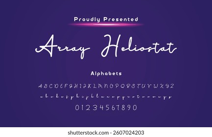signature Font Calligraphy Logotype Script Brush Font Type Font lettering handwritte