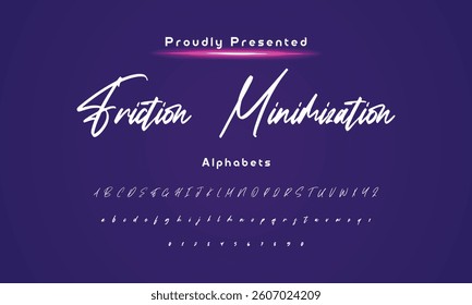 signature Font Calligraphy Logotype Script Brush Font Type Font lettering handwritte
