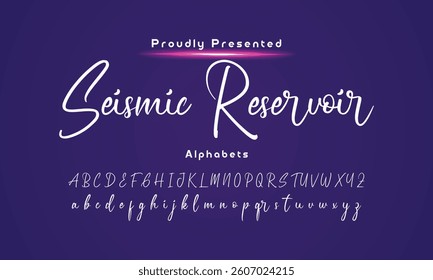 signature Font Calligraphy Logotype Script Brush Font Type Font lettering handwritte