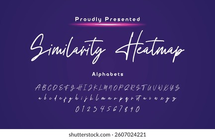 signature Font Calligraphy Logotype Script Brush Font Type Font lettering handwritte