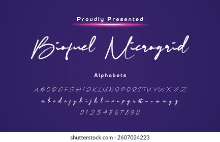 signature Font Calligraphy Logotype Script Brush Font Type Font lettering handwritte