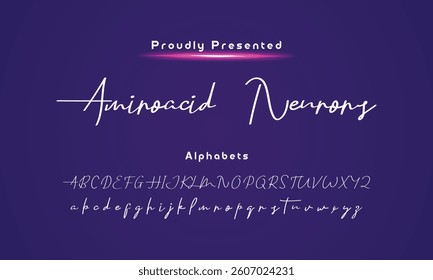 signature Font Calligraphy Logotype Script Brush Font Type Font lettering handwritte