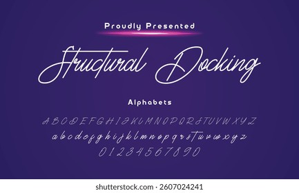 signature Font Calligraphy Logotype Script Brush Font Type Font lettering handwritte