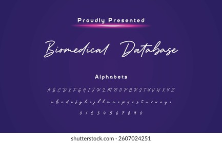 signature Font Calligraphy Logotype Script Brush Font Type Font lettering handwritte