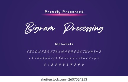 signature Font Calligraphy Logotype Script Brush Font Type Font lettering handwritte