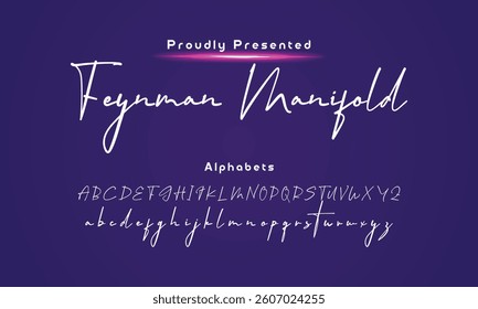 signature Font Calligraphy Logotype Script Brush Font Type Font lettering handwritte