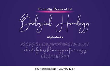 signature Font Calligraphy Logotype Script Brush Font Type Font lettering handwritte