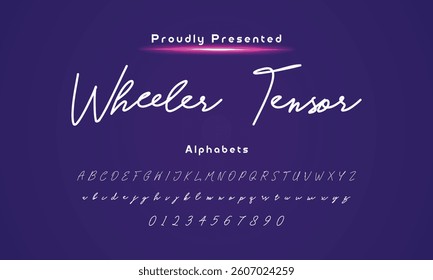 signature Font Calligraphy Logotype Script Brush Font Type Font lettering handwritte
